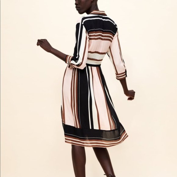 ZARA || RETRO STYLE SHIFT DRESS - Picture 2 of 10